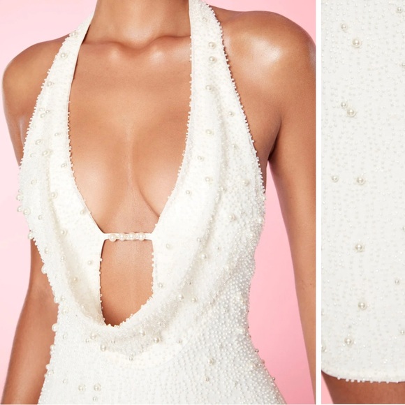 Oh Polly Versailles Beaded Mini Dress - Picture 4 of 5